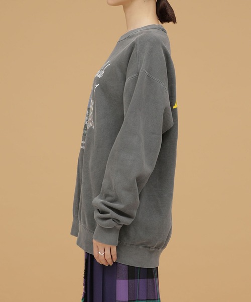 NASA（ナサ）の「NASA/Eagle Rock crew sweat（スウェット・レディース・ホワイト/チャコール・FREE）」の8枚目の写真