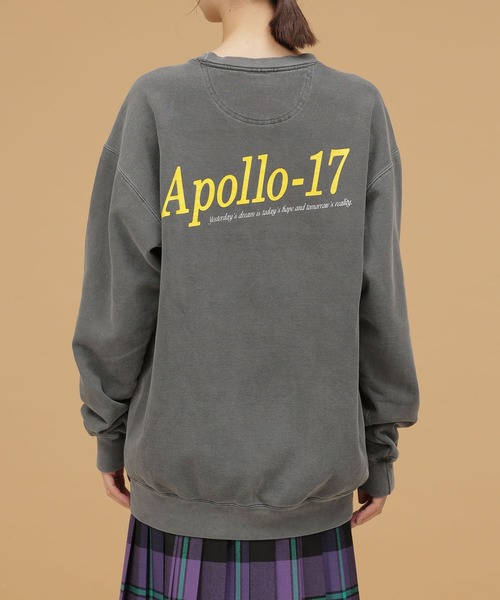 NASA（ナサ）の「NASA/Eagle Rock crew sweat（スウェット・レディース・ホワイト/チャコール・FREE）」の12枚目の写真