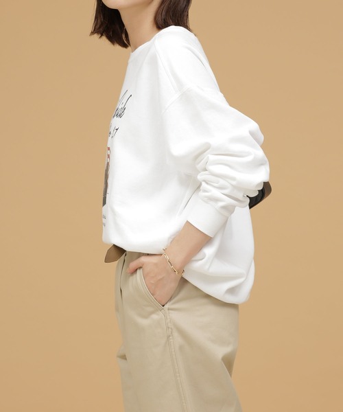 NASA（ナサ）の「NASA/Eagle Rock crew sweat（スウェット・レディース・ホワイト/チャコール・FREE）」の17枚目の写真