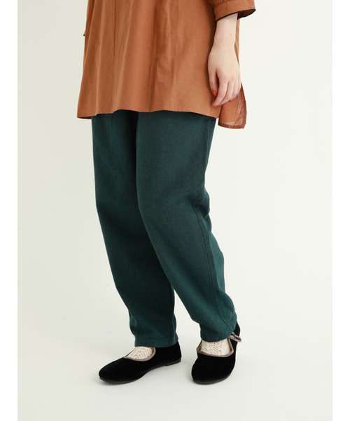 Samansa Mos2（サマンサ モスモス）の「柄アソートテーパードパンツ（その他パンツ・レディース・ブラック/ベージュ/ブラウン/レッド/グリーン・ﾌﾘ-）」の4枚目の写真