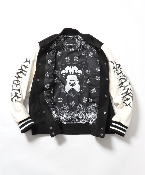 STAMPD(スタンプド)の「STAMPD/スタンプド Letterman Coaches Jacket スタジャン(スタジャン・メンズ・ブラック・M/XL/L)」の9枚目の写真
