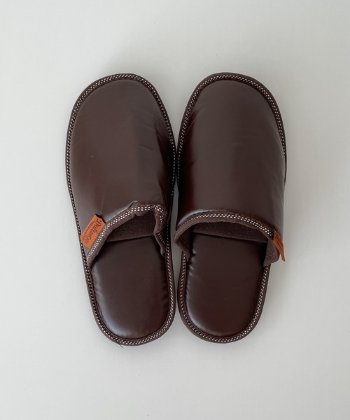 CANAL JEAN(キャナルジーン)の「DULTON PU SLIPPERS EV スリッパ(WOMEN)/T20-0226S(ルームシューズ/スリッパ・レディース・ブラック/ネイビー/ブラウン・ONE SIZE)」の5枚目の写真