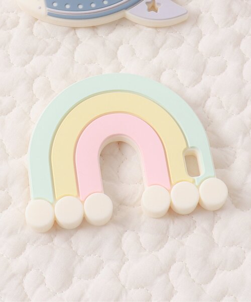 apres les cours（アプレレクール）の「バラエティ歯固め（その他ベビー用品・キッズ・ベージュ/ブラウン/ピンク/ブルー/アイボリー/ミント/レインボー/ローズ・FREE）」の8枚目の写真