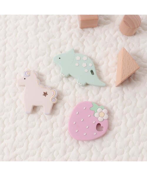 apres les cours（アプレレクール）の「バラエティ歯固め（その他ベビー用品・キッズ・ベージュ/ブラウン/ピンク/ブルー/アイボリー/ミント/レインボー/ローズ・FREE）」の19枚目の写真