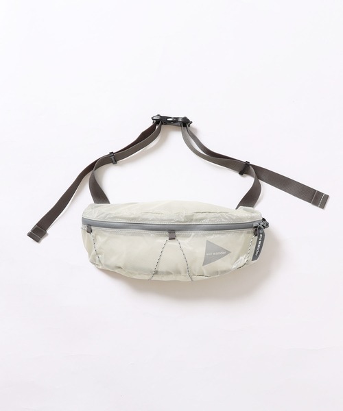 and wander（アンドワンダー）の「and wander/アンドワンダー sil waist bag ウエストバック（ボディバッグ/ウエストポーチ・レディース・ベージュ/オリーブ/ブラウン/ブラック・FREE）」の14枚目の写真