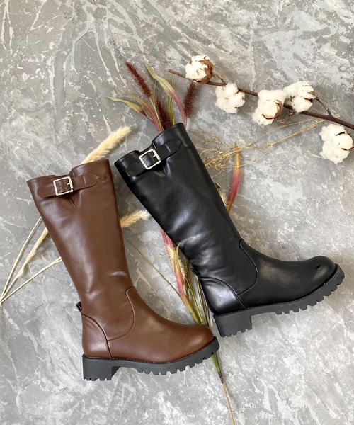 SOROTTO（ソロット）の「ジョッキーブーツ◆（ブーツ・キッズ・ブラック/ブラウン・23.0cm/24.0cm/22.0cm/21.0cm）」の3枚目の写真