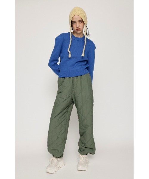 SLY（スライ）の「MILANO RIB ROUND SHOULDER TOPS ミラノリブ ラウンドショルダー トップス ニット プルオーバー（ニット/セーター・レディース・ブラック/オレンジ/ブルー/アイボリー・FREE）」の20枚目の写真