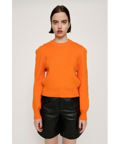 セール】MILANO RIB ROUND SHOULDER TOPS ミラノリブ ラウンド