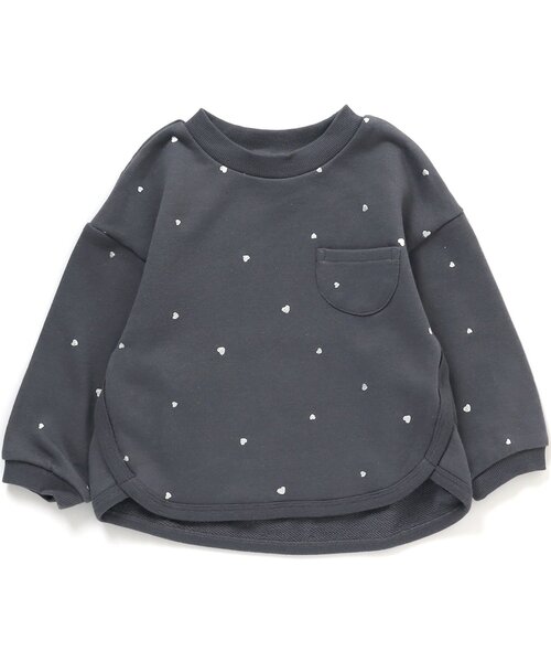 apres les cours(アプレレクール)の「ゆったりトレーナー(スウェット・キッズ・アイボリー/ピンク/その他2/ブルー/ネイビー/イエロー/レインボー/チェック・120/130/140/90/80/110/100)」の3枚目の写真