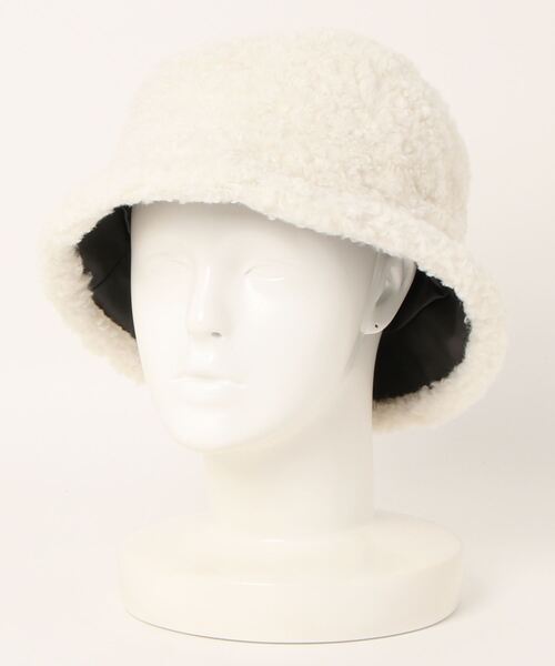 PAGEBOY（ページボーイ）の「ボアMIXバケハ（ハット・レディース・ブラック/モカ・FREE）」の13枚目の写真