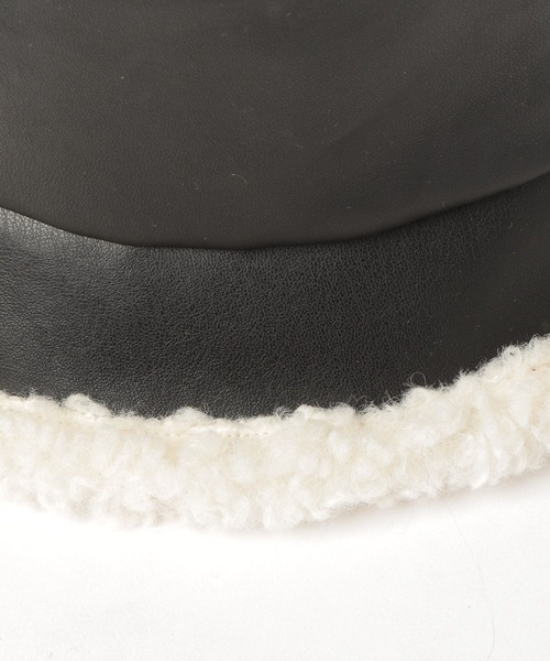 PAGEBOY（ページボーイ）の「ボアMIXバケハ（ハット・レディース・ブラック/モカ・FREE）」の8枚目の写真