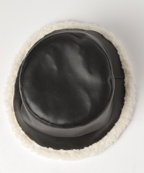 PAGEBOY（ページボーイ）の「ボアMIXバケハ（ハット・レディース・ブラック/モカ・FREE）」の9枚目の写真