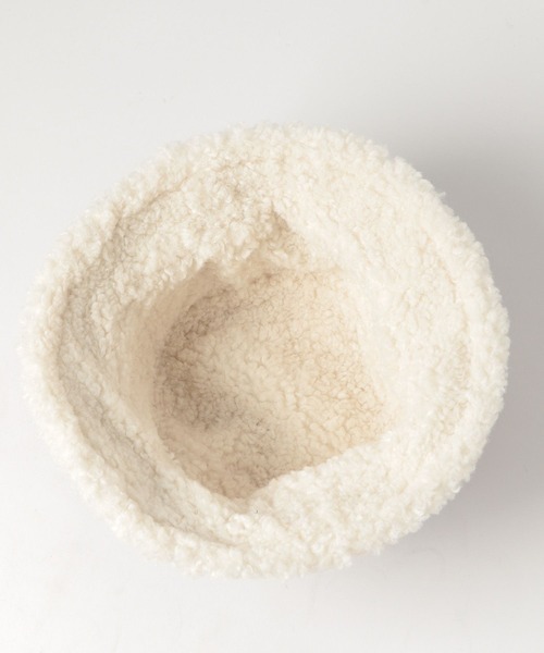 PAGEBOY（ページボーイ）の「ボアMIXバケハ（ハット・レディース・ブラック/モカ・FREE）」の10枚目の写真