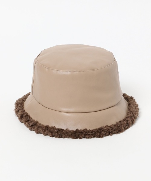 PAGEBOY（ページボーイ）の「ボアMIXバケハ（ハット・レディース・ブラック/モカ・FREE）」の15枚目の写真