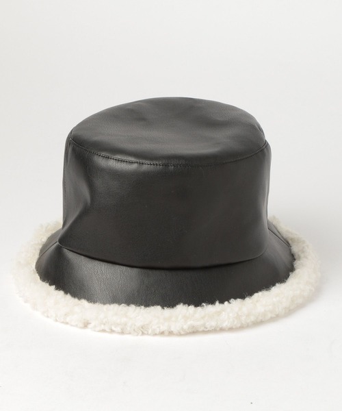 PAGEBOY（ページボーイ）の「ボアMIXバケハ（ハット・レディース・ブラック/モカ・FREE）」の14枚目の写真