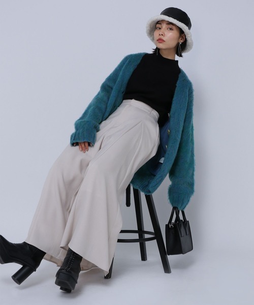 PAGEBOY（ページボーイ）の「ボアMIXバケハ（ハット・レディース・ブラック/モカ・FREE）」の21枚目の写真