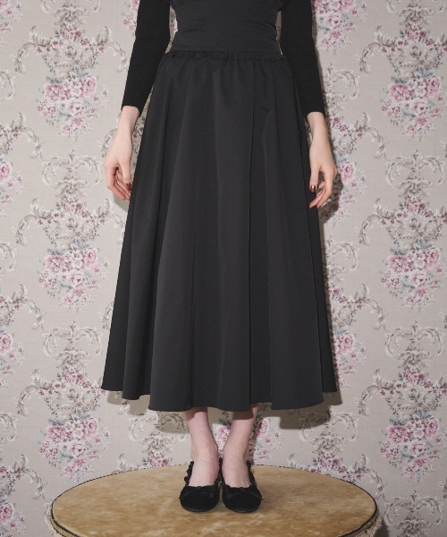 スカート miro amurette melody volume skirt(black) MIRO AMURETTE（ミロアミュレット）の「tulle frill skirt