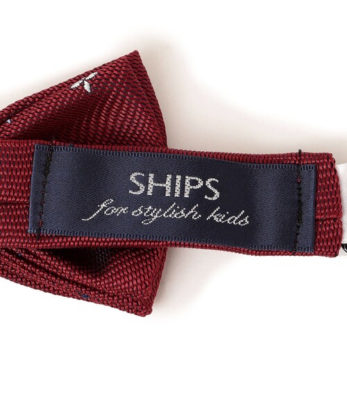 SHIPS(シップス)の「SHIPS KIDS:小紋柄 蝶ネクタイ(蝶ネクタイ・キッズ・レッド系その他/ワインレッド/エンジ/ネイビー/ダークブルー・ONE SIZE)」の9枚目の写真