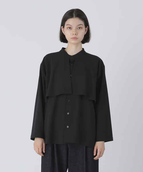 ❋ Plantation シャツ ブラウス ❋ ドロスト プランテーション Plantation（プランテーション）の「トロストレッチ/シャツ