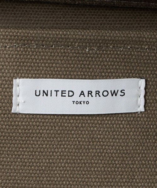 UNITED ARROWS(ユナイテッドアローズ)の「ロゴ トートバッグ S(トートバッグ・レディース・グレー/オフホワイト/ブラック/オリーブ/ベージュ/ダークグレー・FREE)」の9枚目の写真
