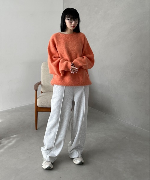 セール】【ハンドウォッシャブル】ゴマジャガードビッグニット（ニット