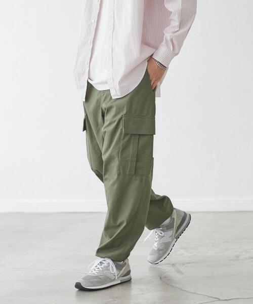 coen(コーエン)の「リップストップ6ポケットカーゴパンツ(カーゴパンツ・メンズ・オリーブ/ブラック・M/S/XL/L)」の3枚目の写真