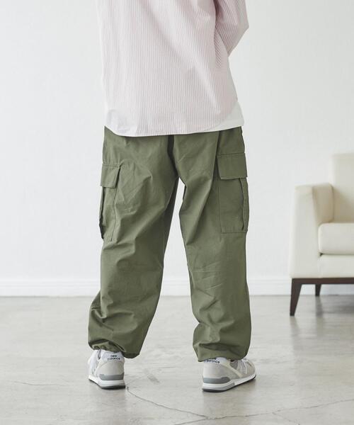 coen(コーエン)の「リップストップ6ポケットカーゴパンツ(カーゴパンツ・メンズ・オリーブ/ブラック・M/S/XL/L)」の9枚目の写真