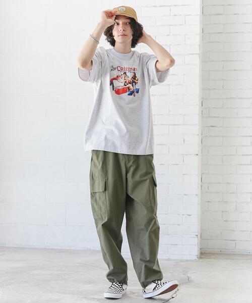 coen(コーエン)の「リップストップ6ポケットカーゴパンツ(カーゴパンツ・メンズ・オリーブ/ブラック・M/S/XL/L)」の19枚目の写真