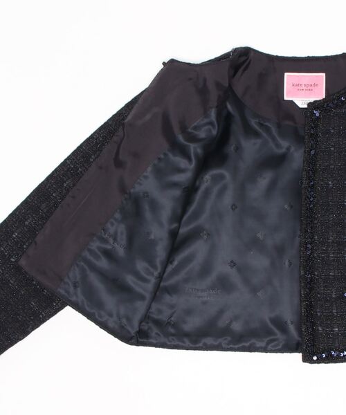 kate spade キッズジャケット 140 黒 kate spade NEW YORK - 美品 ケイトスペード kate spade ダウン