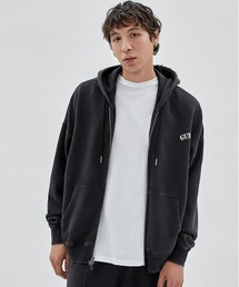 Guess | GUESS Originals Logo Zip-Up Hooded Sweatshirt(パーカー)