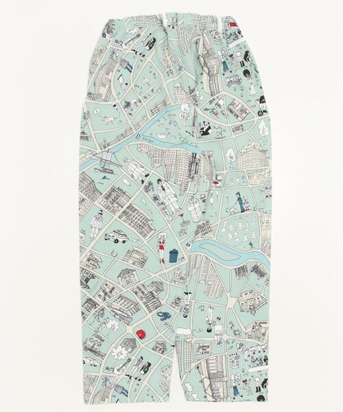 BOHEMIANS(ボヘミアンズ)の「BOHEMIANS/ボヘミアンズ BOHEMIANS CITY JQ LOOSE PANTS BP-004(その他パンツ・レディース・ホワイト/ミント・S)」の3枚目の写真