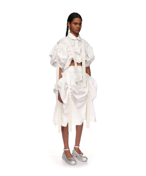 Simone Rocha（シモーネロシャ）の「MIDI SKIRT W/ ADJUSTABLE