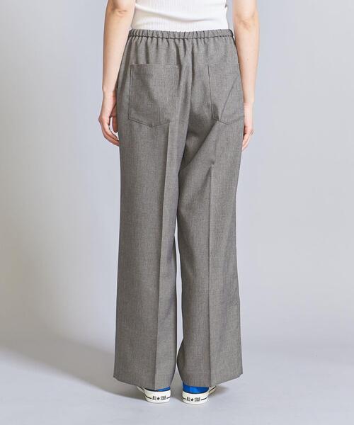 BEAUTY&YOUTH UNITED ARROWS（ビューティーアンドユースユナイテッドアローズ）の「ポリエステル トロ イージー ワイドパンツ -ウォッシャブル-（その他パンツ・レディース・モカ/ダークグレー・S/M）」の5枚目の写真