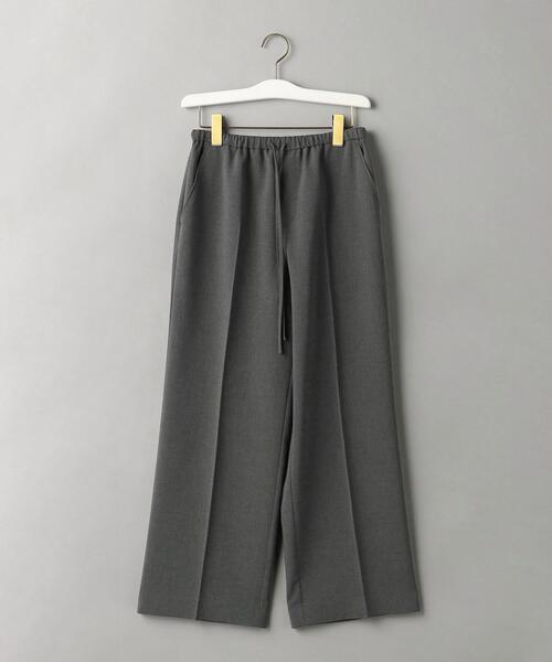 BEAUTY&YOUTH UNITED ARROWS（ビューティーアンドユースユナイテッドアローズ）の「ポリエステル トロ イージー ワイドパンツ -ウォッシャブル-（その他パンツ・レディース・モカ/ダークグレー・S/M）」の12枚目の写真