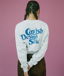 60% 『CAVISH/カビシ』ピグメントロゴ スウェットシャツ　韓国 60% 『CAVISH/カビシ』ピグメントロゴ スウェットシャツ 韓国