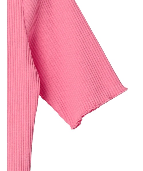 earth music&ecology（アースミュージックアンドエコロジー）の「ドットボタン5分袖リブプルオーバー（Tシャツ/カットソー・レディース・ブラック/オフホワイト/ピンク/ブルー・S/M）」の18枚目の写真