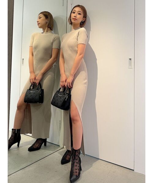 GYDA（ジェイダ）の「GG embroidery BOX BAG（ハンドバッグ・レディース・ブラック/オフホワイト・FREE）」の3枚目の写真