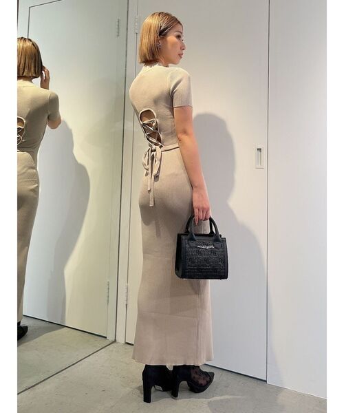 GYDA（ジェイダ）の「GG embroidery BOX BAG（ハンドバッグ・レディース・ブラック/オフホワイト・FREE）」の14枚目の写真