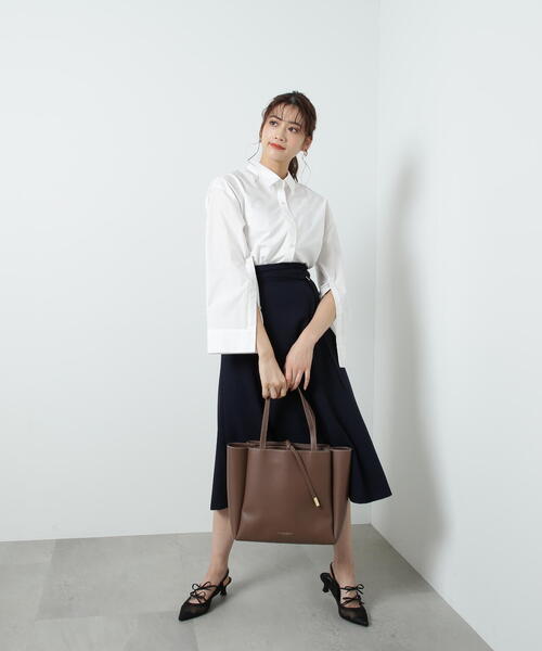 JILL by JILL STUART(ジルバイジルスチュアート)の「◇オーバーサイズシャツトップス(シャツ/ブラウス・レディース・ブルー/ホワイト・FREE)」の10枚目の写真