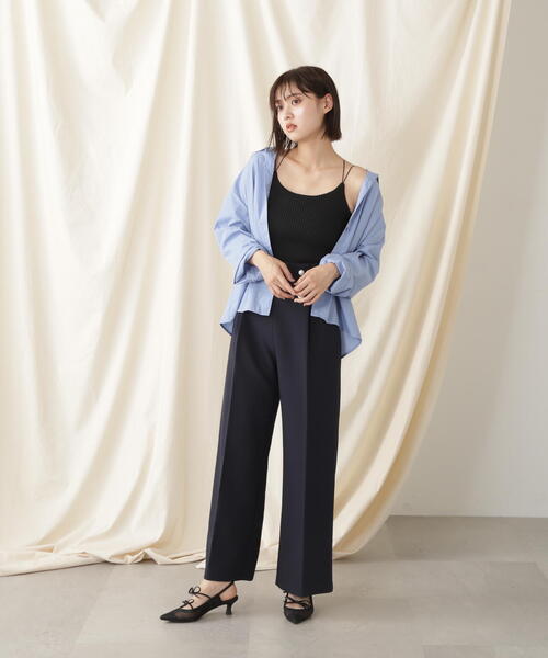 JILL by JILL STUART(ジルバイジルスチュアート)の「◇オーバーサイズシャツトップス(シャツ/ブラウス・レディース・ブルー/ホワイト・FREE)」の15枚目の写真