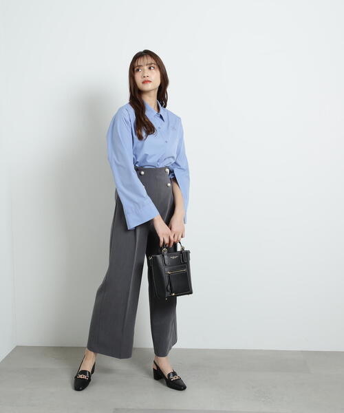 JILL by JILL STUART(ジルバイジルスチュアート)の「◇オーバーサイズシャツトップス(シャツ/ブラウス・レディース・ブルー/ホワイト・FREE)」の20枚目の写真