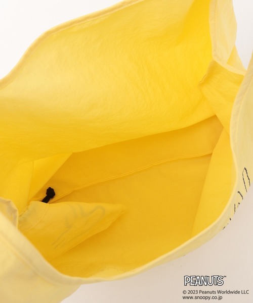 LEPSIM（レプシィム）の「【PEANUTS】ナイロンエコバッグ　177585（エコバッグ/サブバッグ・レディース・ライトグリーン/オフホワイト/イエロー・ONE SIZE）」の17枚目の写真