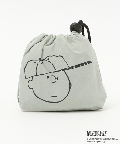 LEPSIM（レプシィム）の「【PEANUTS】ナイロンエコバッグ　177585（エコバッグ/サブバッグ・レディース・ライトグリーン/オフホワイト/イエロー・ONE SIZE）」の11枚目の写真