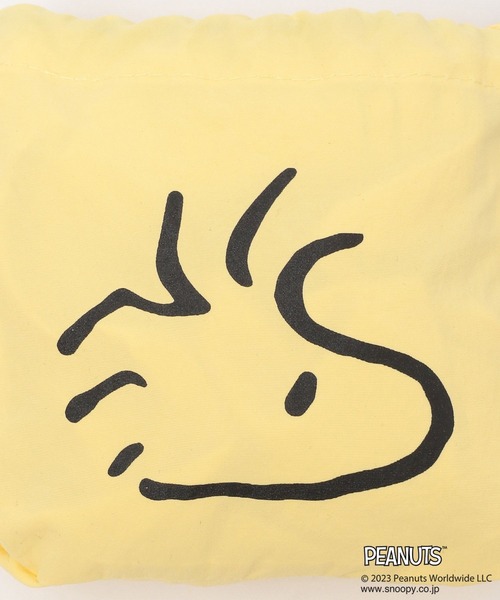LEPSIM（レプシィム）の「【PEANUTS】ナイロンエコバッグ　177585（エコバッグ/サブバッグ・レディース・ライトグリーン/オフホワイト/イエロー・ONE SIZE）」の12枚目の写真