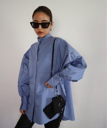 TRUNC | Slit Band Collar Shirts(シャツ/ブラウス)