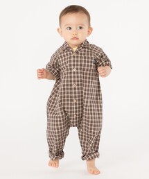 SHIPS | SHIPS KIDS:オープンカラー 半袖 ロンパース(ロンパース)