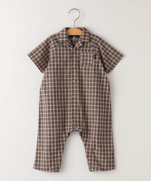 SHIPS（シップス）の「SHIPS KIDS:オープンカラー 半袖 ロンパース（ロンパース・キッズ・キャメル/ライトブルー・80/70）」の14枚目の写真