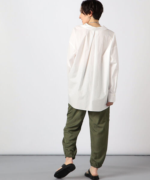 NOLLEY’S(ノーリーズ)の「フィラメントカルゼカーゴパンツ(カーゴパンツ・レディース・ホワイト/オリーブ・36/38)」の10枚目の写真
