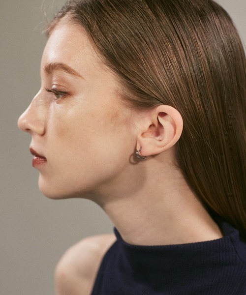 ciite' surgical stainless（シーテサージカルステンレス）の「【 金属アレルギー対応 】 ミニハートフープピアス サージカルステンレス 316L（ピアス（両耳用）・レディース・シルバー/ゴールド・FREE）」の10枚目の写真