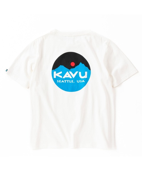 KAVU(カブー)の「KAVU/カブー Mountain Logo Tee/マウンテンロゴティー(Tシャツ/カットソー・メンズ・ホワイト/ヘザーグレー/ネイビー・LARGE/MEDIUM/X-LARGE)」の9枚目の写真